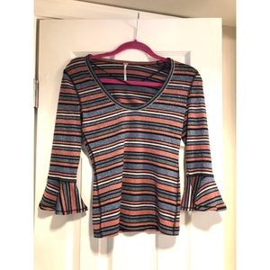 Sparkle FP bell sleeve Top!! Perfect year round!